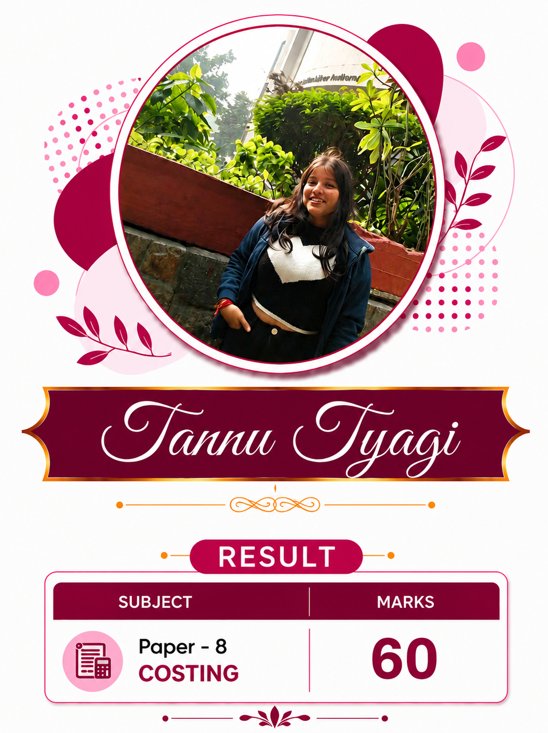 60 tannu tyagi