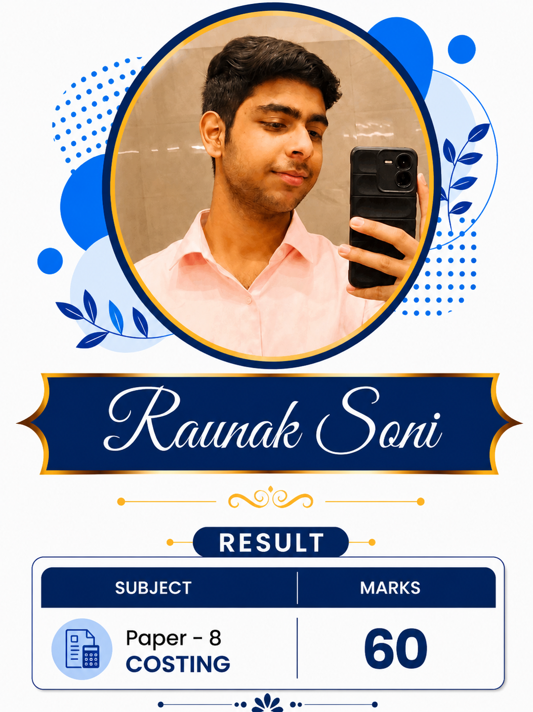60 raunak soni